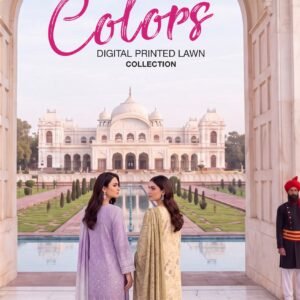 ALZOHAIB – Colors Digital Printed Lawn Collection Vol-3 (3-Piece)