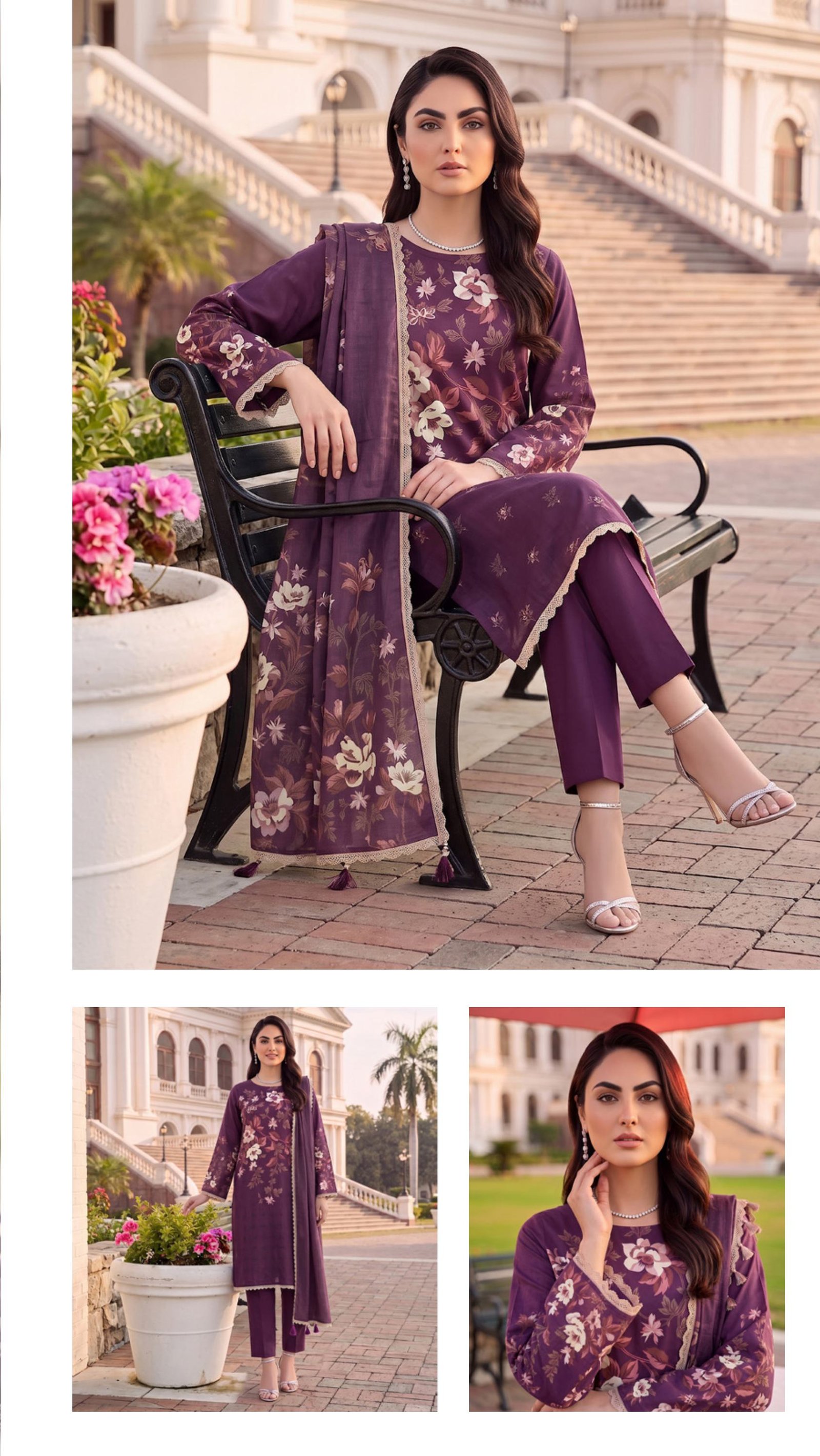 ALZOHAIB – Colors Digital Printed Lawn 3 Peice - Image 5