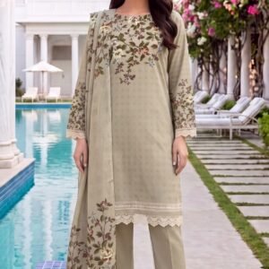 ALZOHAIB – Colors Digital Printed Lawn 3 Peice