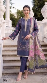 ALZOHAIB – Colors Digital Printed Lawn 3 Peice