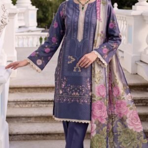 ALZOHAIB – Colors Digital Printed Lawn 3 Peice