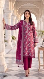 ALZOHAIB – Colors Digital Printed Lawn 3 Peice