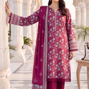 ALZOHAIB – Colors Digital Printed Lawn 3 Peice