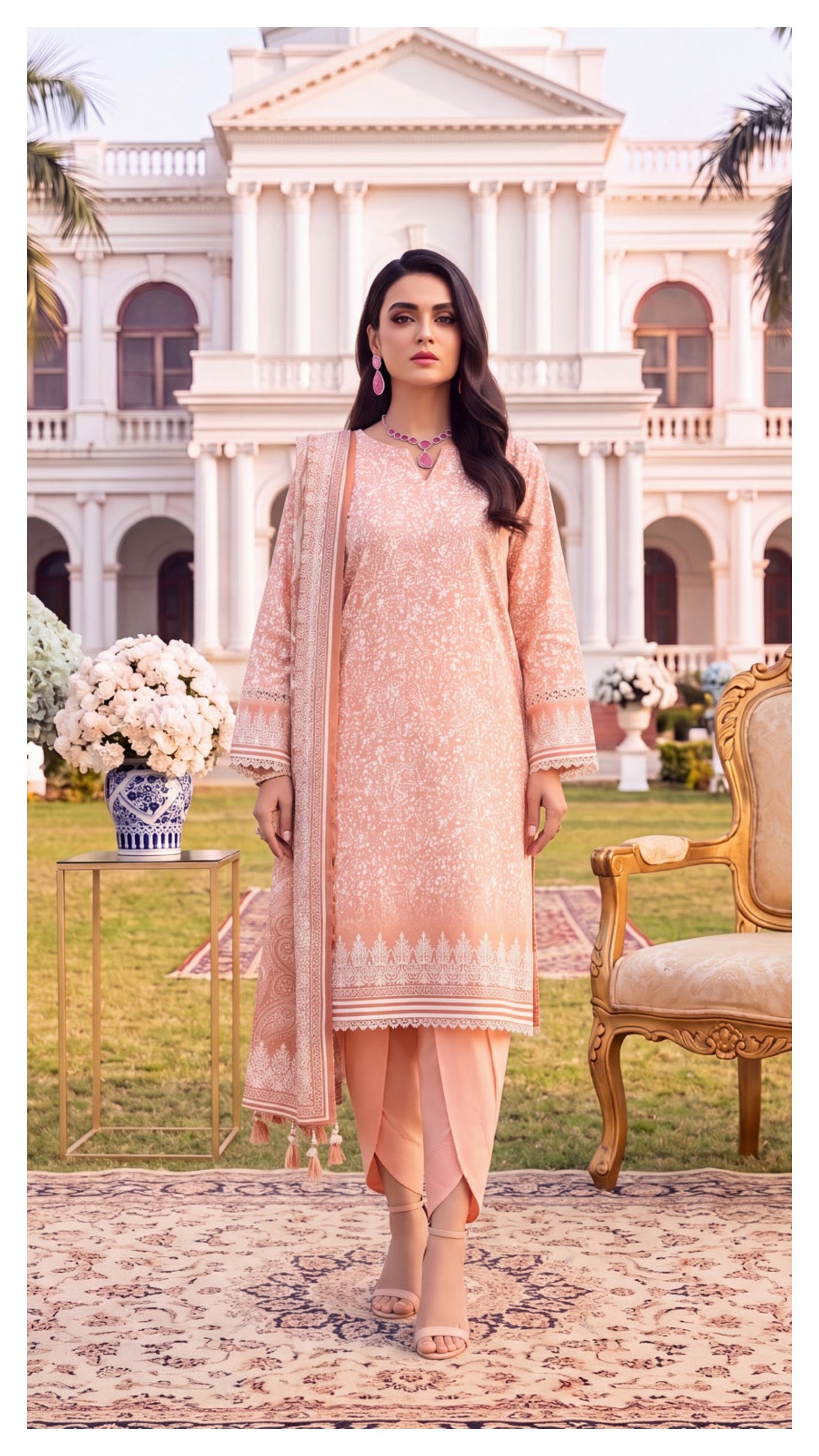 ALZOHAIB – Colors Digital Printed Lawn 3 Peice