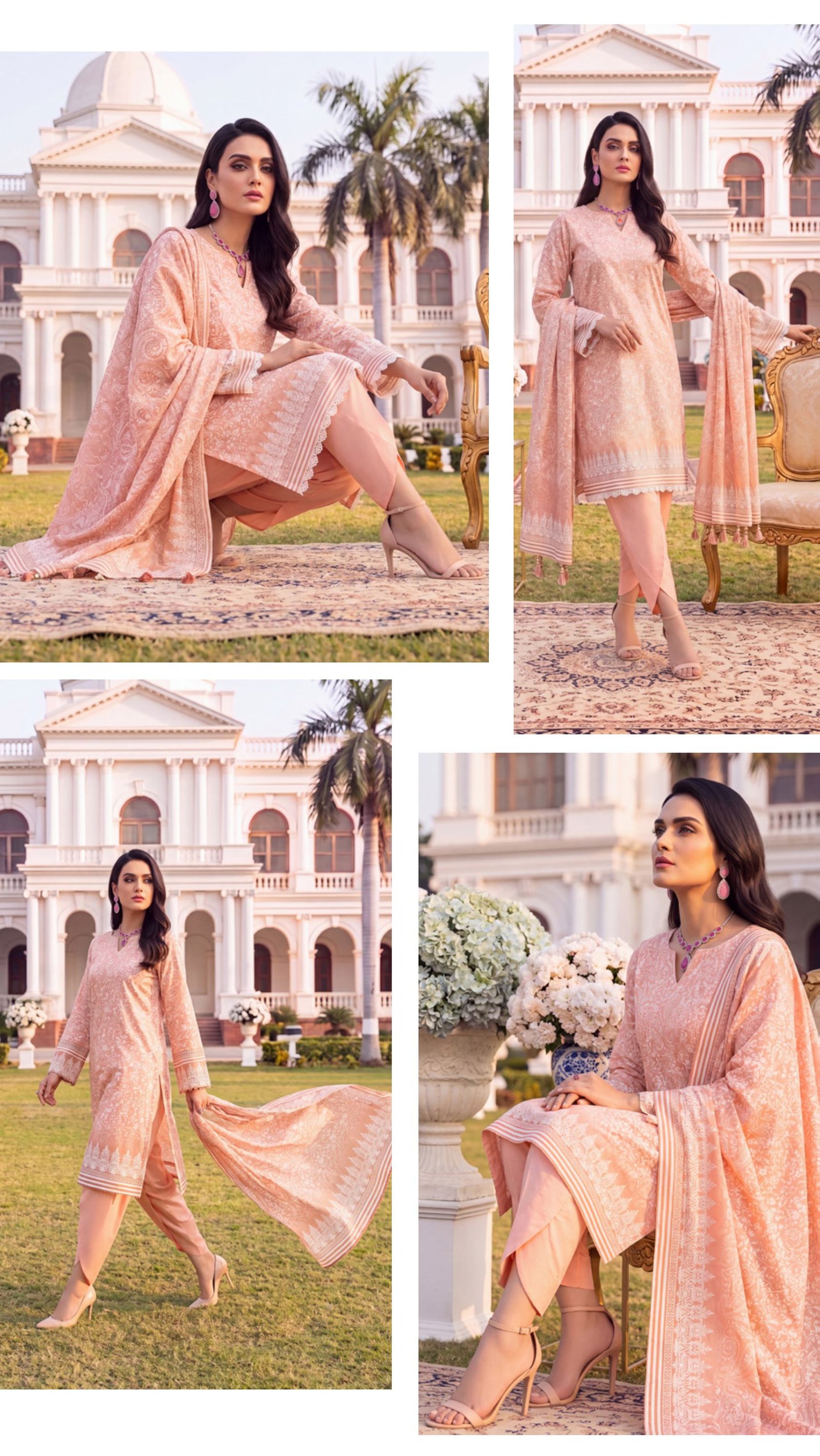 ALZOHAIB – Colors Digital Printed Lawn 3 Peice - Image 3