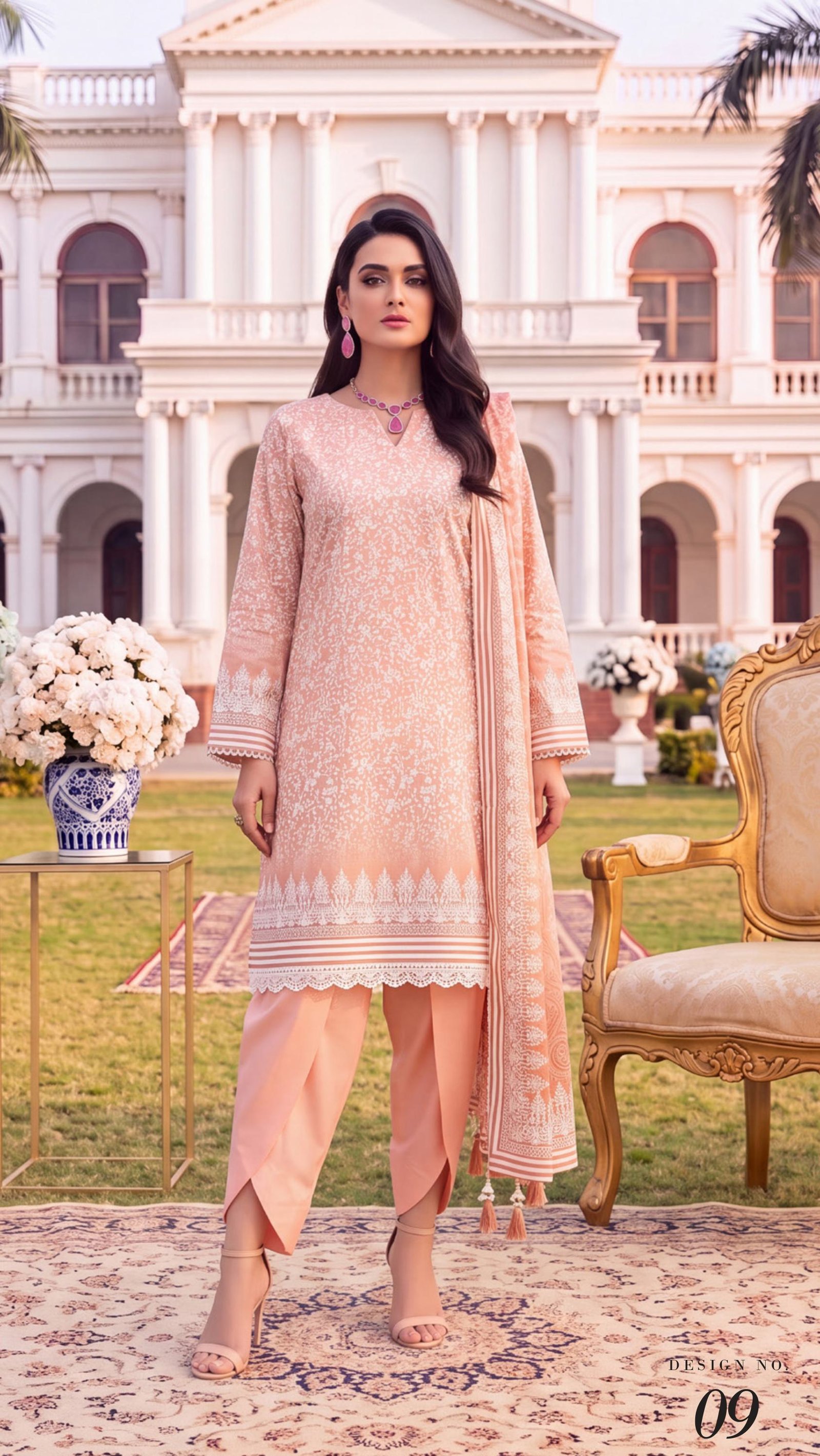 ALZOHAIB – Colors Digital Printed Lawn 3 Peice - Image 2