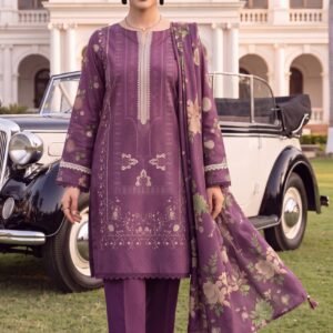 ALZOHAIB – Colors Digital Printed Lawn 3 Peice