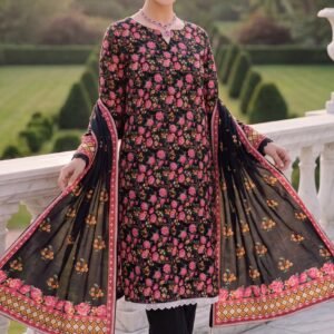 ALZOHAIB – Colors Digital Printed Lawn 3 Peice
