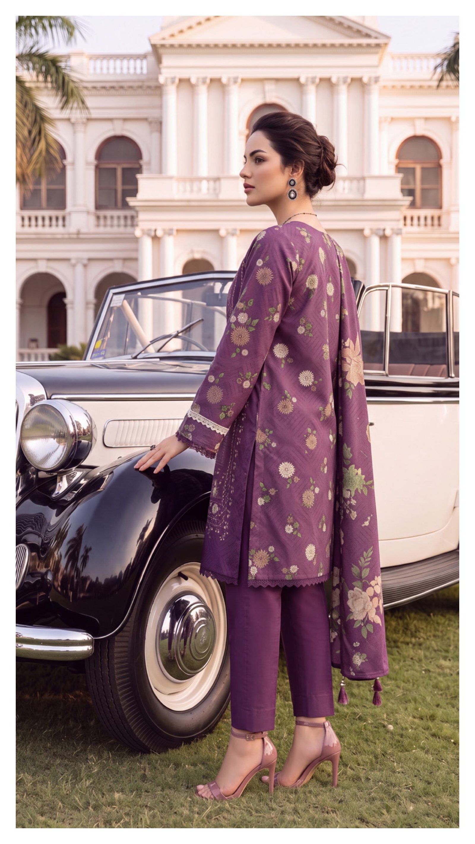 ALZOHAIB – Colors Digital Printed Lawn 3 Peice - Image 2