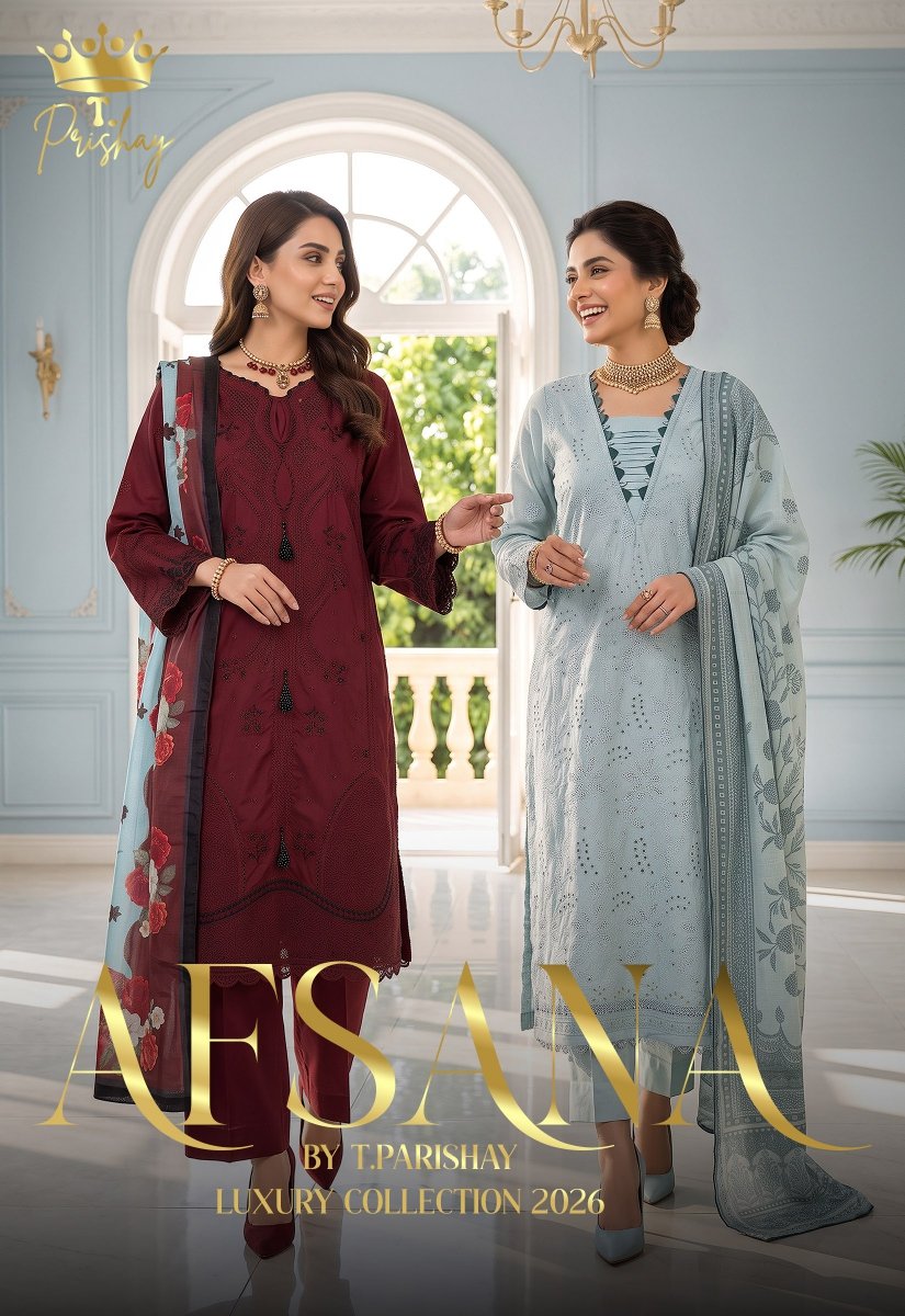 AFSANA by T.Parishay Luxury Embroidered