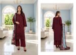 Afsana by T. Parishy – Embroidered Lawn 3-Piece Unstitched Suit