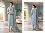Afsana by T. Parishy – Embroidered Lawn 3-Piece Unstitched Suit