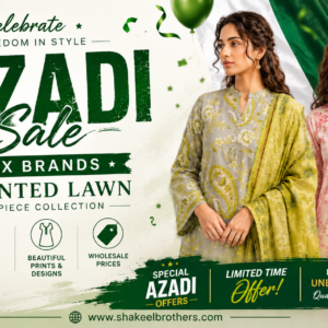 AZADI Sale — Mix Brands Printed Lawn 3-Piece Collection 🇵🇰
