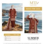 MTJ Digital Printed Lawn 3 Piece (Dastan e Gul) 2026