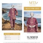 MTJ Digital Printed Lawn 3 Piece (Dastan e Gul) 2026