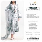 SAYA Digital Printed Lawn 3 Piece Collection 2026