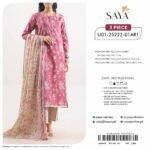 SAYA Digital Printed Lawn 3 Piece Collection 2026