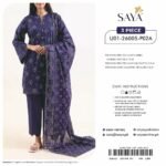 SAYA Digital Printed Lawn 3 Piece Collection 2026