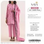 SAYA Digital Printed Lawn 3 Piece Collection 2026